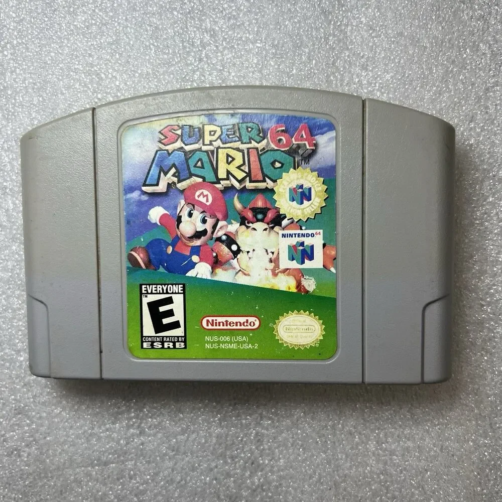 Super Mario 64 Players Choice 1996 Nintendo 64 N64 Cart Authentic Tested/Working